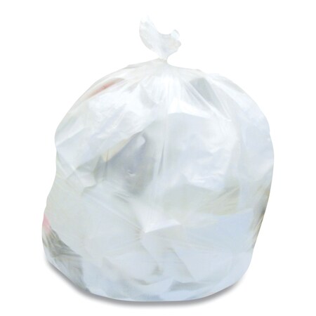 Coastwide Professional 56 gal Trash Bags, 43 in x 48 in, Super Heavy-Duty, 22 microns, Natural, 150 PK CW19244/Z8648WN
